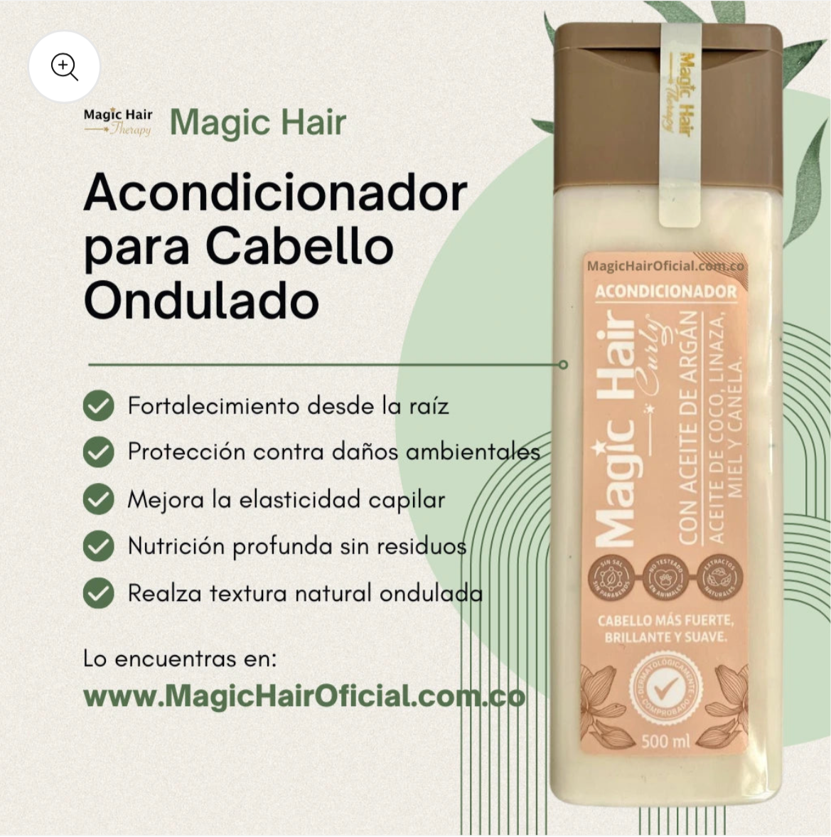 ACONDICIONADOR PARA CABELLO ONDULADO