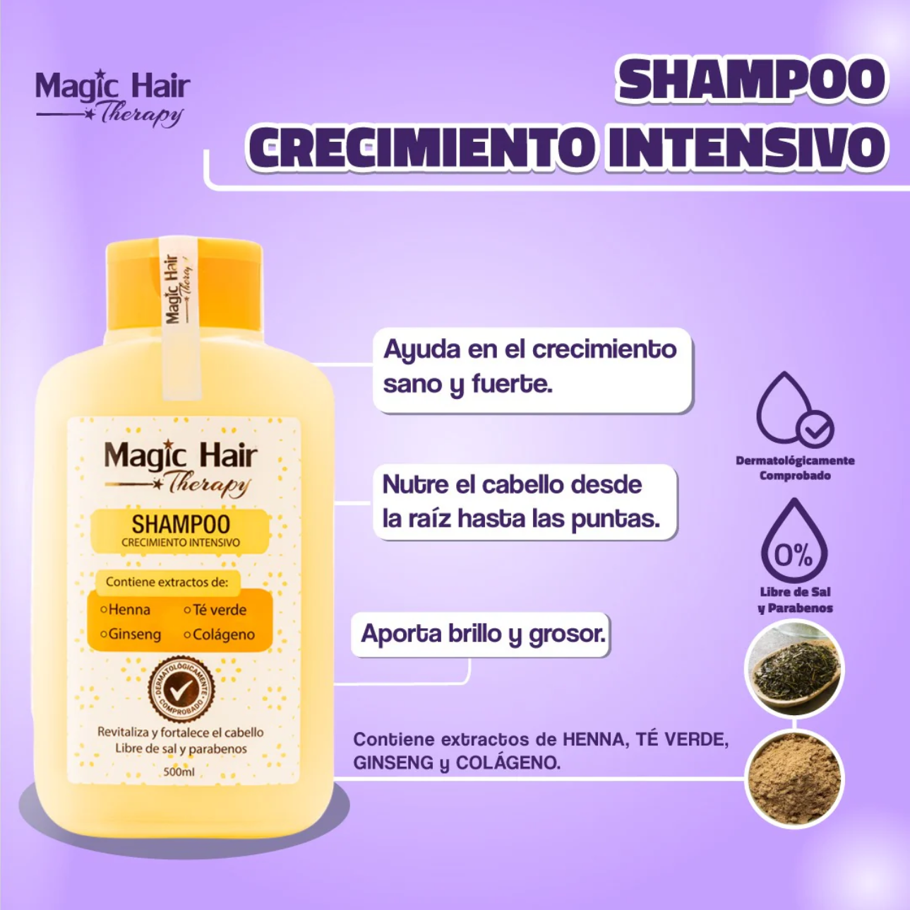 SHAMPOOING CROISSANCE INTENSIVE MAGIC HAIR