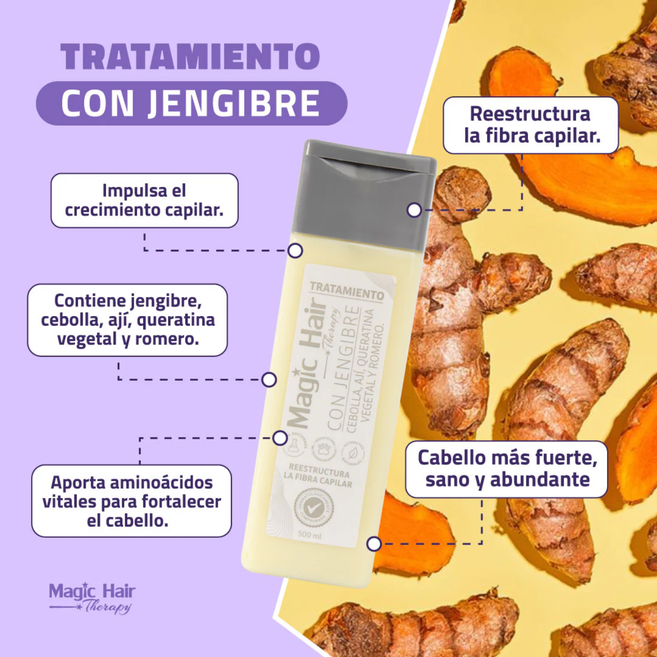 TRATAMIENTO CON JENGIBRE MAGIC HAIR