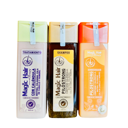 KIT CHAMPÚ Y ACONDICIONADOR CALÉNDULA + TRATAMIENTO