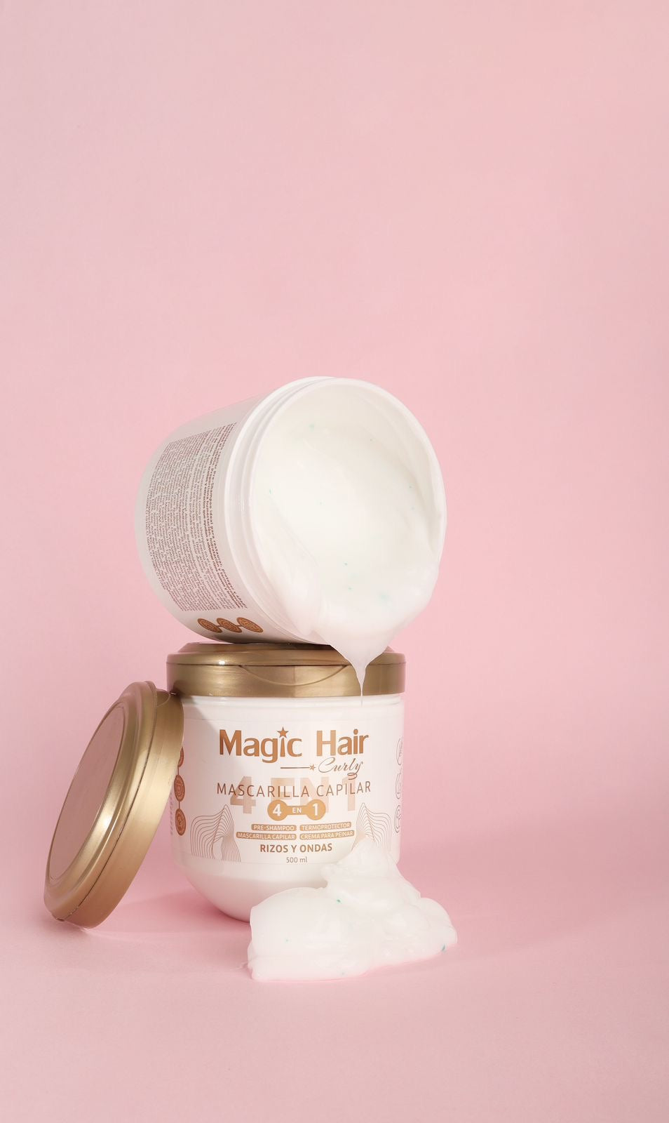 MASCARILLA CAPILAR 4 EN 1 PARA CABELLO RIZO