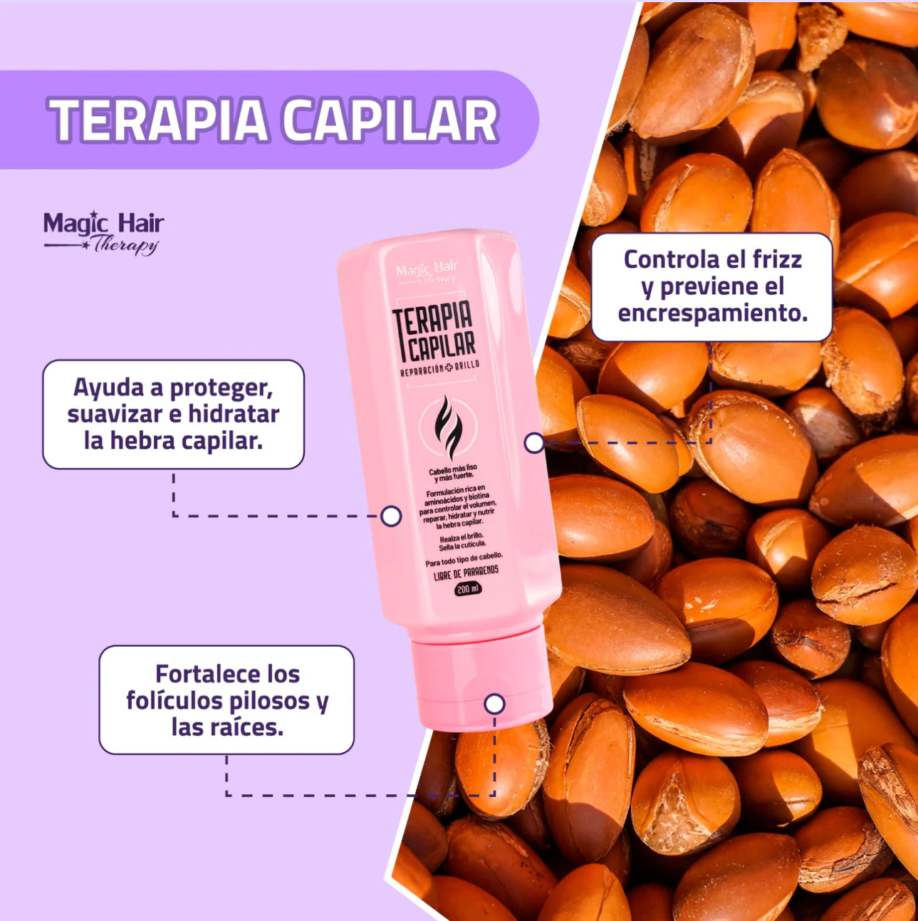 THÉRAPIE CAPILLAIRE RÉPARATION + BRILLANCE MAGIC HAIR