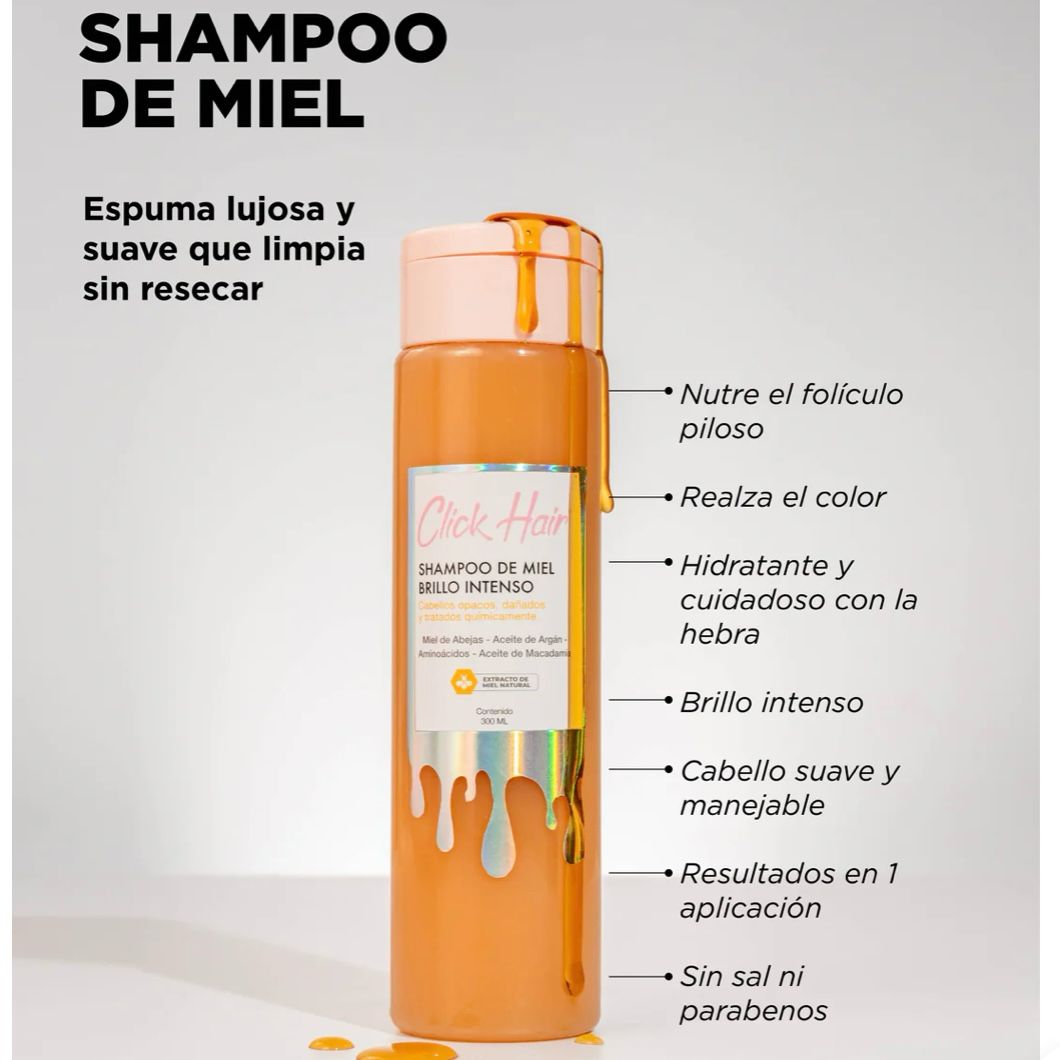 Shampoo de miel