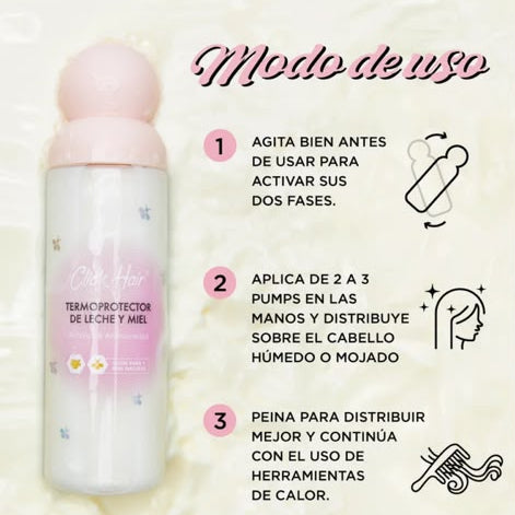Termoprotector Bifásico Leche y Miel